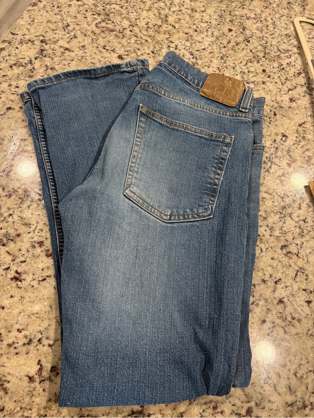 True Craft Men's Blue Straight-Leg Jeans